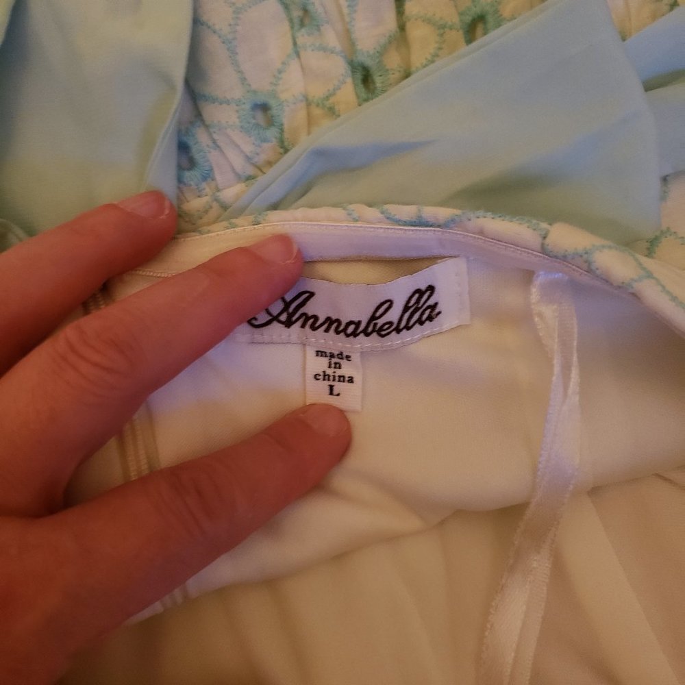 🌷Annabella strapless Dress L - Picture 4 of 5
